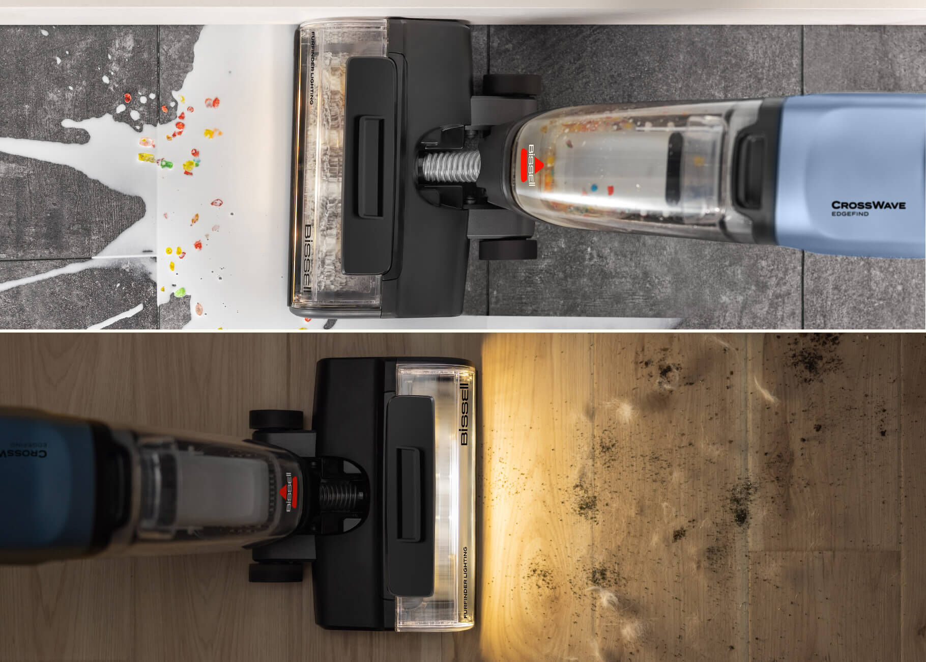 CrossWave® EdgeFind™ All-in-One Multi-Surface Cleaner 4163B | BISSELL