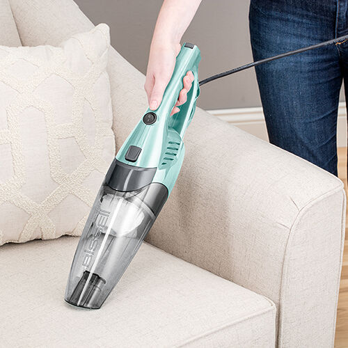 BISSELL 3 in 1 Lightweight Corded Stick Vacuum Dorm ApartMent Hand Vac Teal 