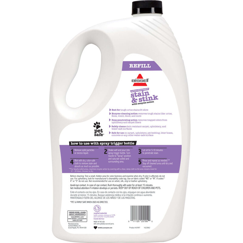 Pet Stain & Stink Remover Enzyme Refill 2997 BISSELL