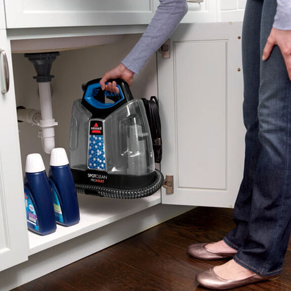 Bissell SpotClean ProHeat Portable Spot and Stain Carpet Cleaner, 2694,  Blue 