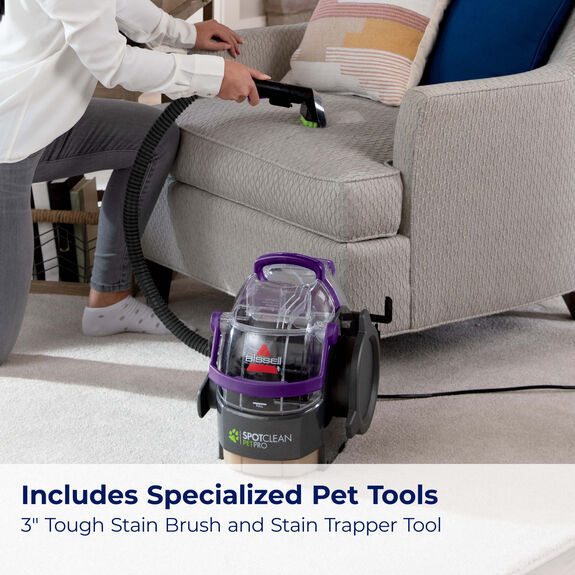 How to Use the Bissell Spotclean Pet Pro Portable Carpet Cleaner