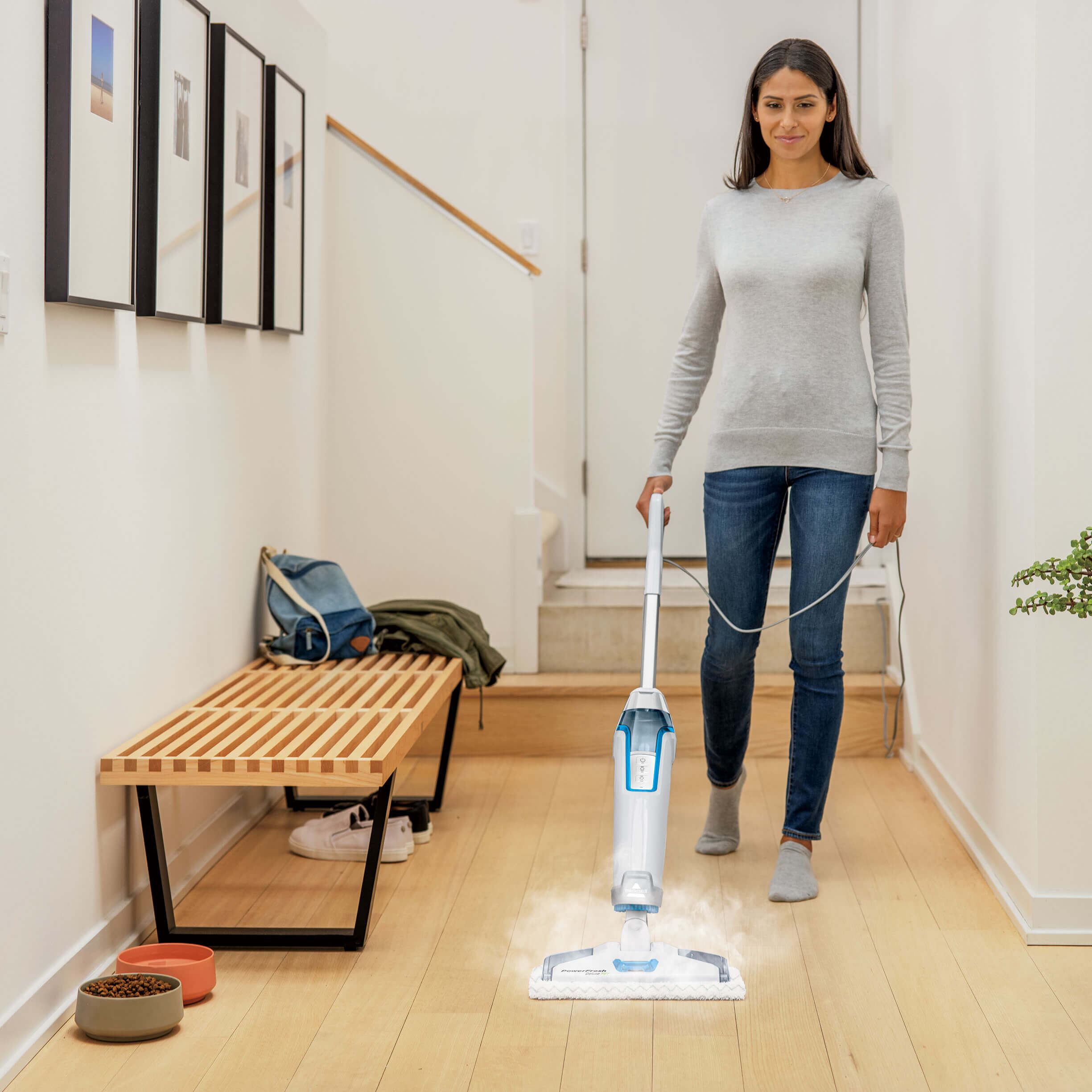 PowerFresh® Deluxe Pet Scrubbing & Sanitizing Steam Mop 18067