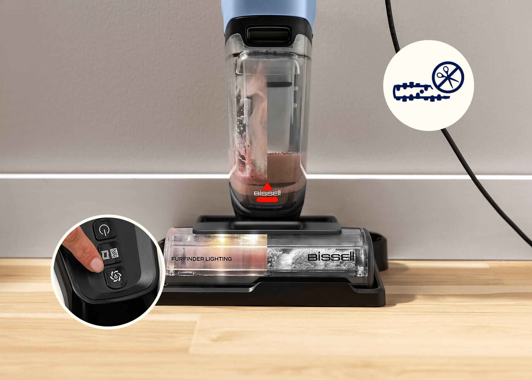 CrossWave® EdgeFind™ All-in-One Multi-Surface Cleaner 4163G | BISSELL