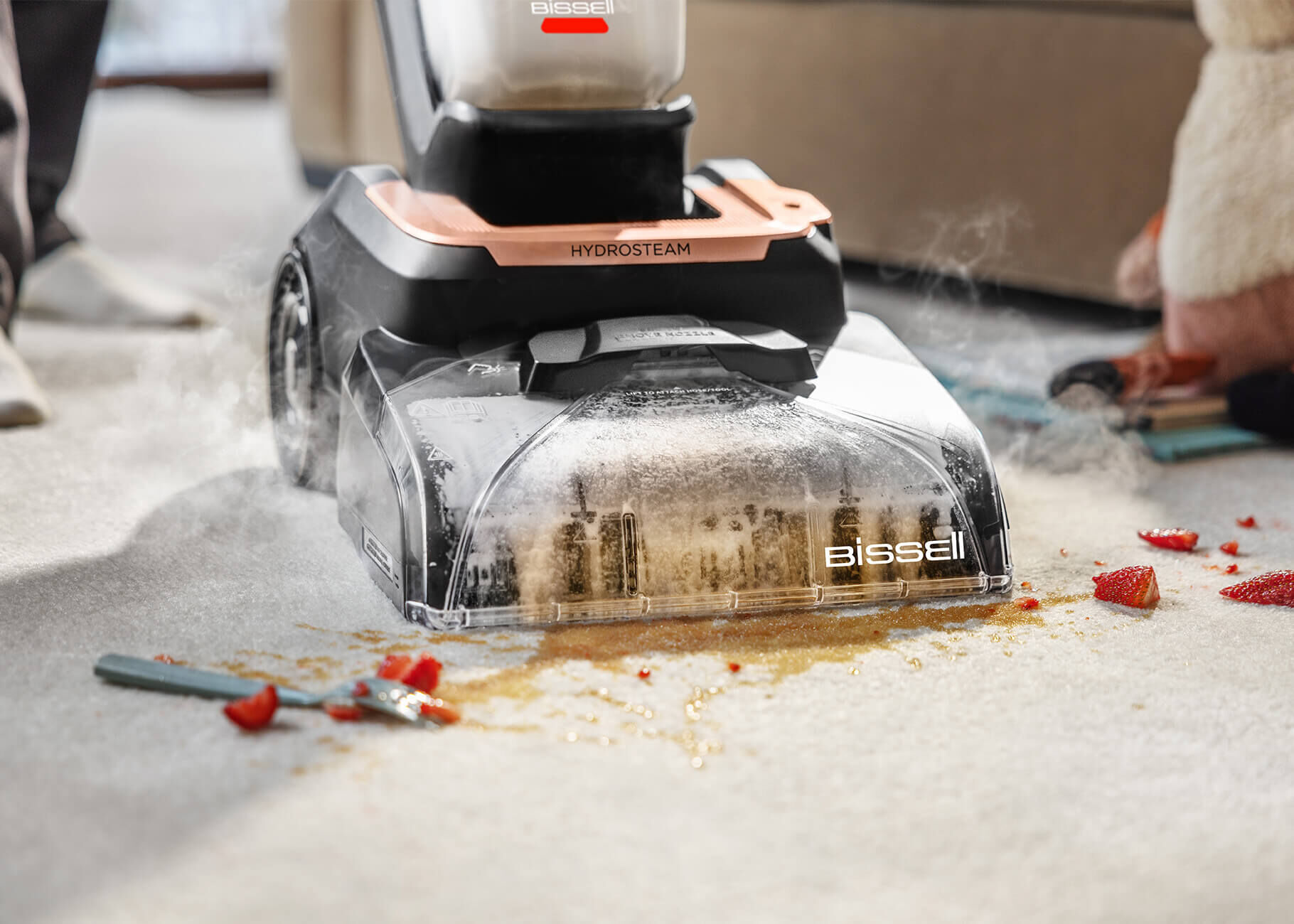 スチームクリーナー bissell Revolution HydroSteam BISSELL Revolution Pet HydroSteam Upright Carpet Cleaner