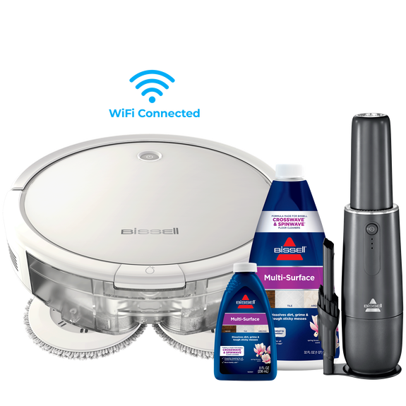 SpinWave® Robot Bundle Including Hand Vac 2859Z | BISSELL