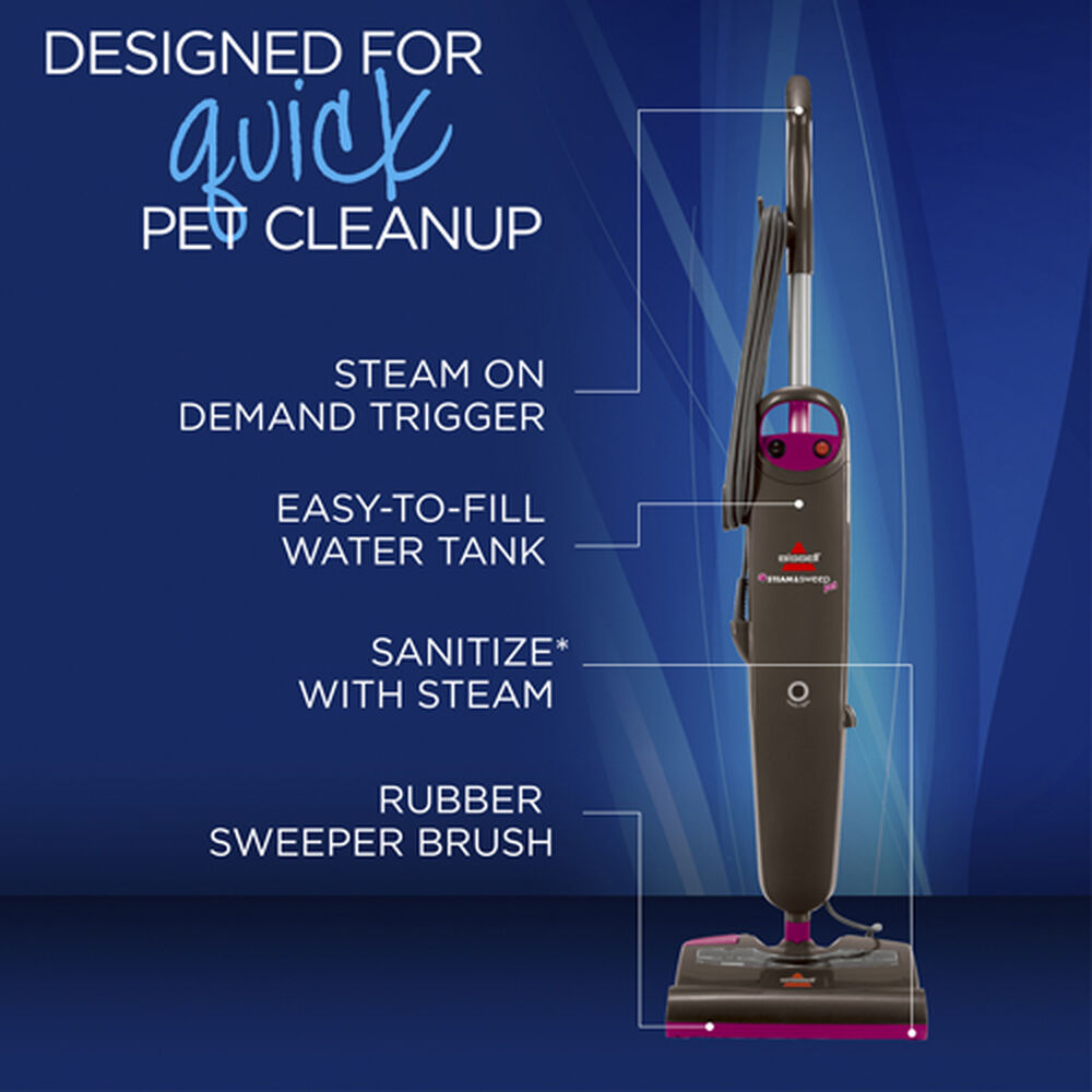 Steam & Sweep™ Pet Steam Cleaner BISSELL® Steam Mop
