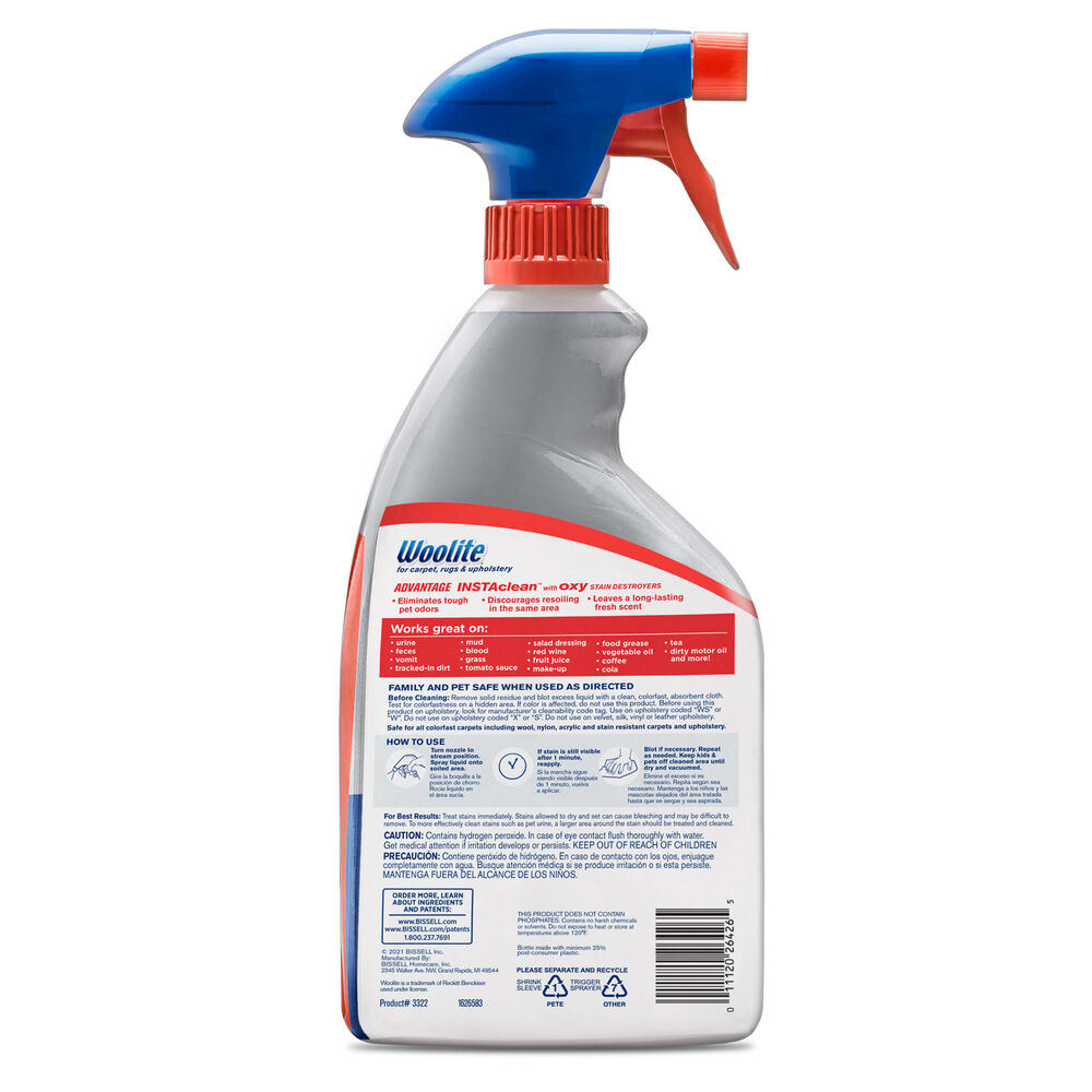 Advantage INSTAclean® Pet Stain Remover 3322 Woolite®