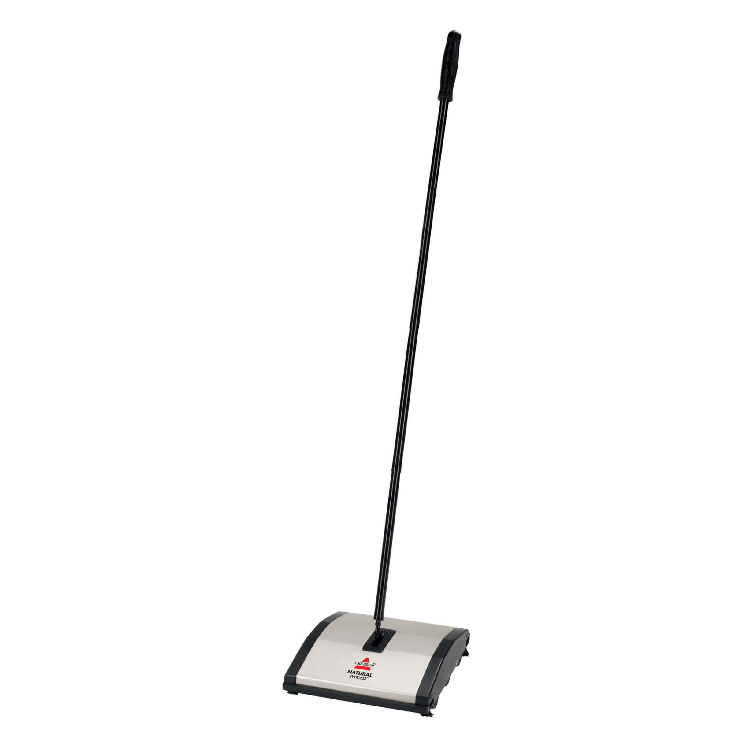 Push Type Sweeper With Dual Rotating System Works On Carpets & Hard Floor Surfaces Natural Sweep Carpet And Floor Sweeper,Hand 