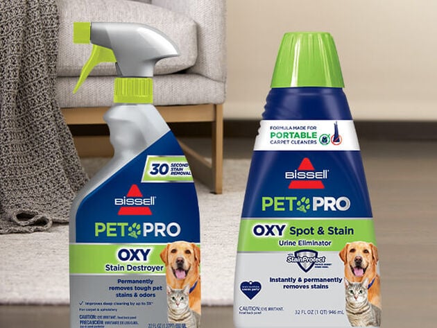  Bissell SpotClean Pet Pro + Pro Pet Formula + Pet Oxy Boost