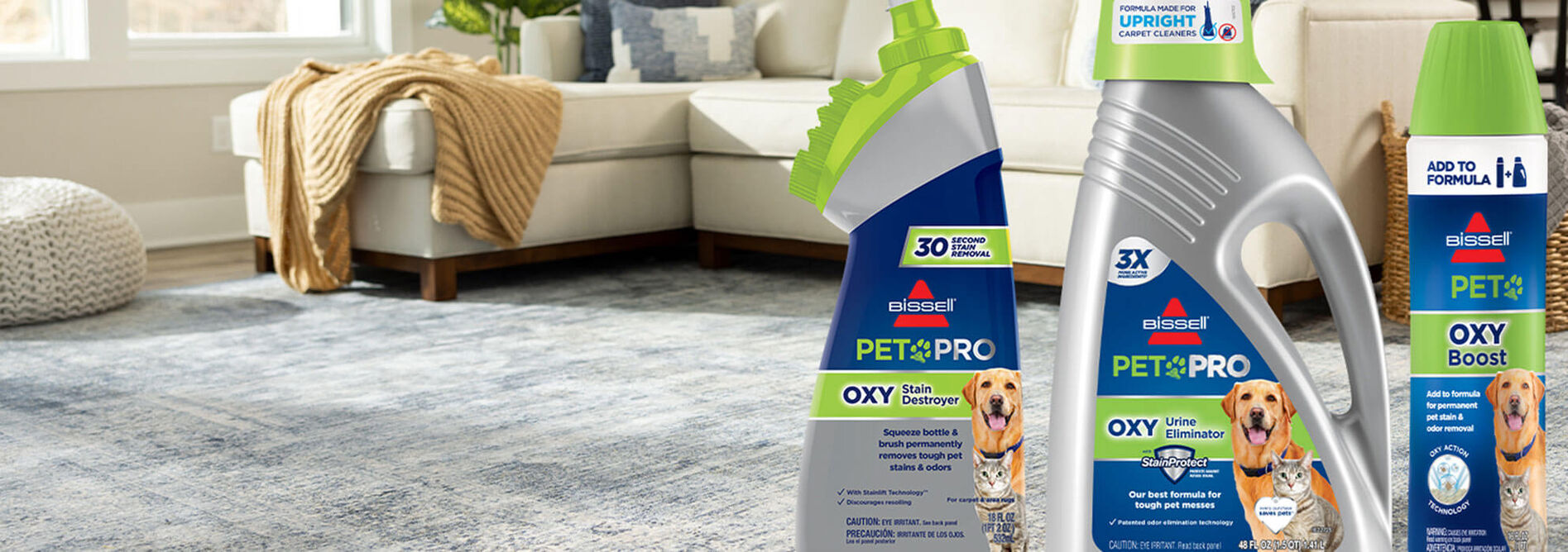 BISSELL PET PRO OXY Stain Destroyer 1766 Spot Remover