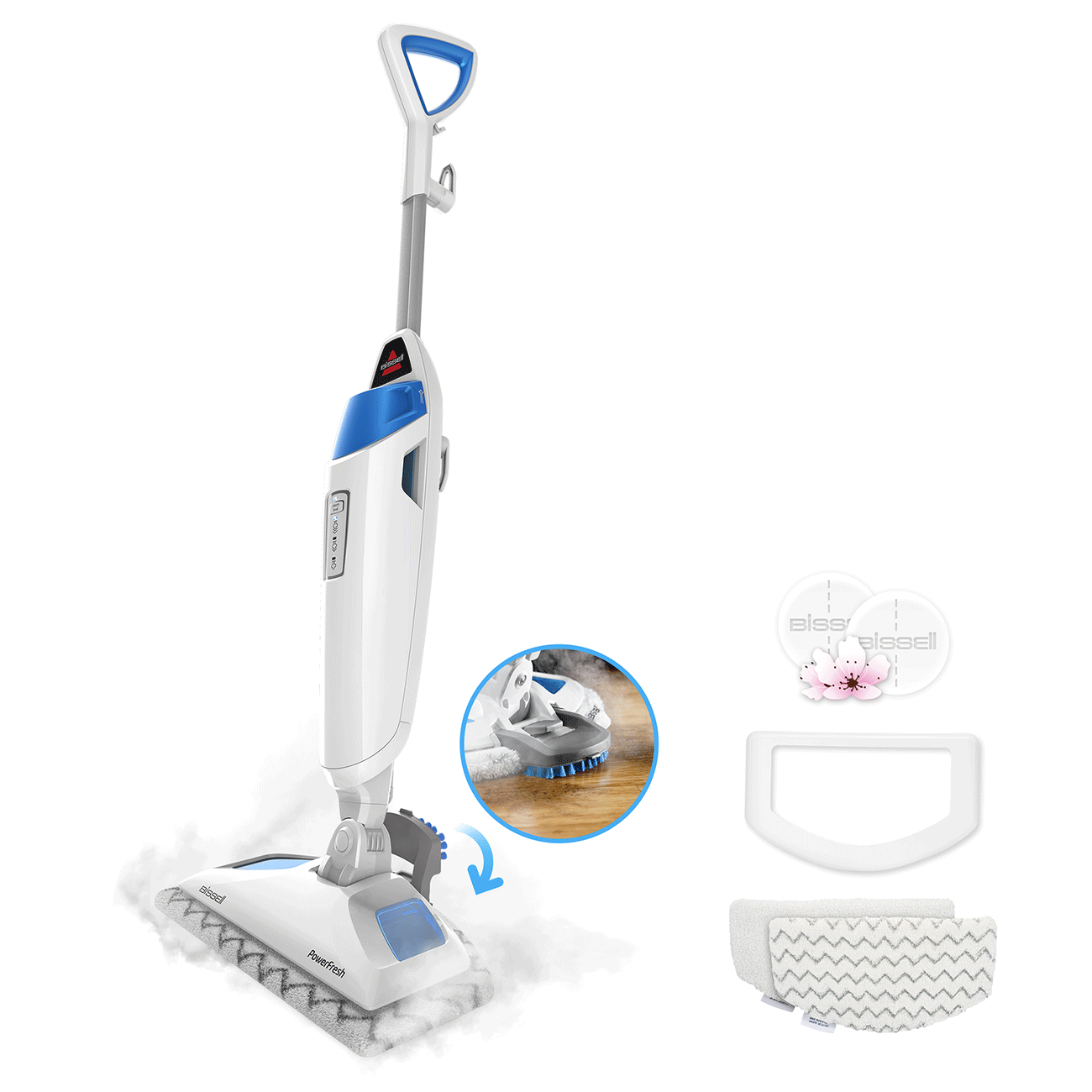 PowerFresh® Scrubbing & Sanitizing Steam Mop 1940A | BISSELL®
