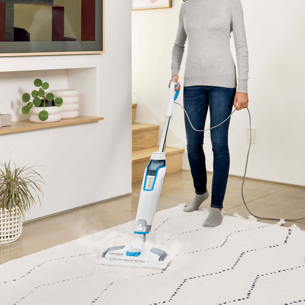 Bissell PowerFresh Deluxe Pet Scrubbing Steam Mop with SpotBoost Brush