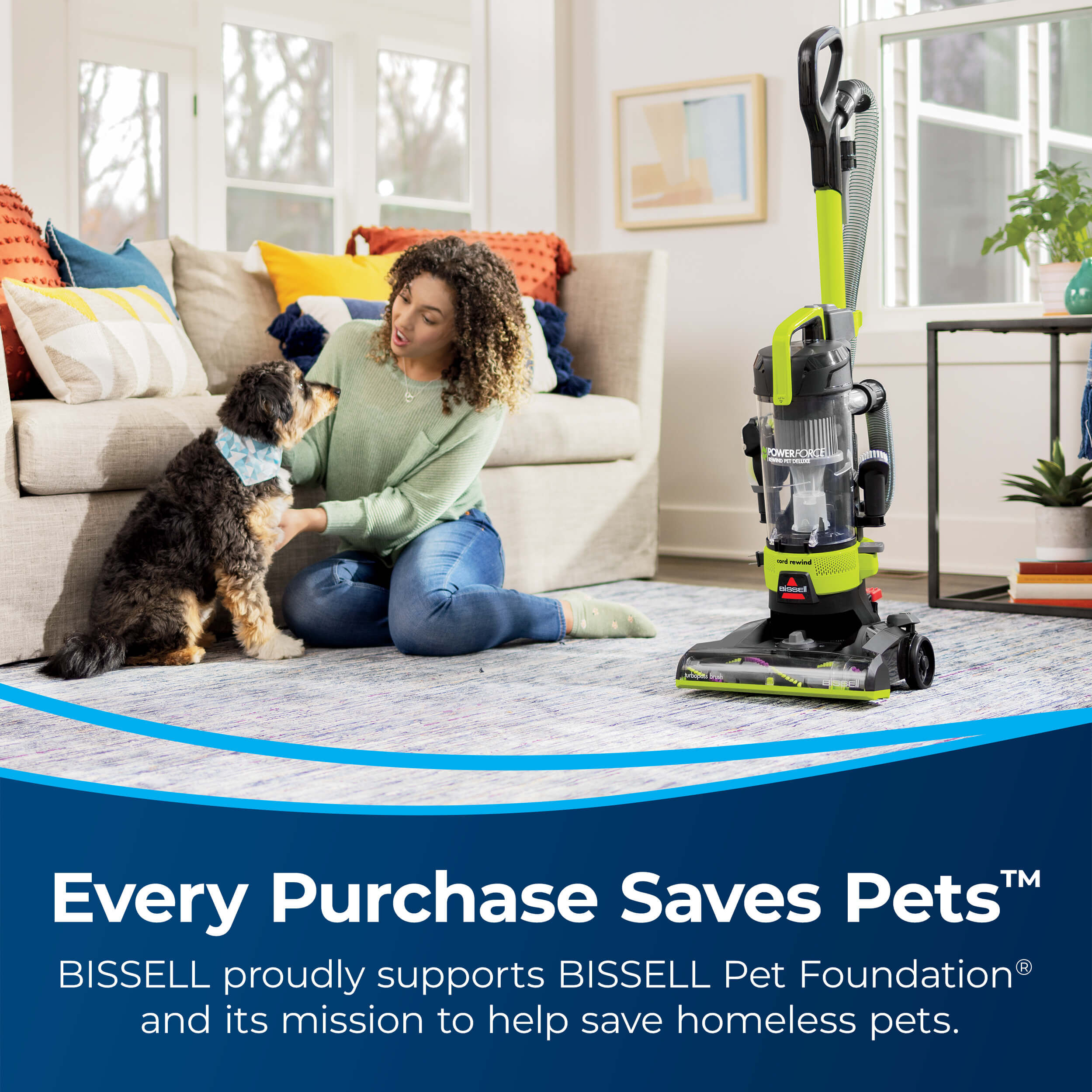 PowerForce® Rewind Pet 3335 | BISSELL® Upright Vacuum