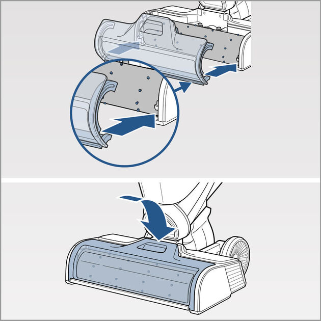 CrossWave® Max Wood Floor Brush 1618640 BISSELL Parts