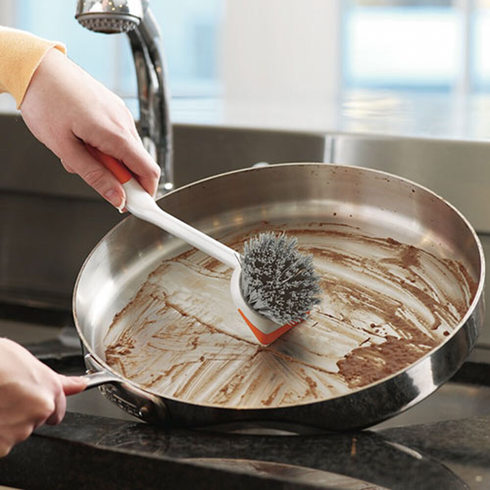 LOT OF 2 Kitchen Dish Scrub Brush Cleaning Scrubber Dishes Washing