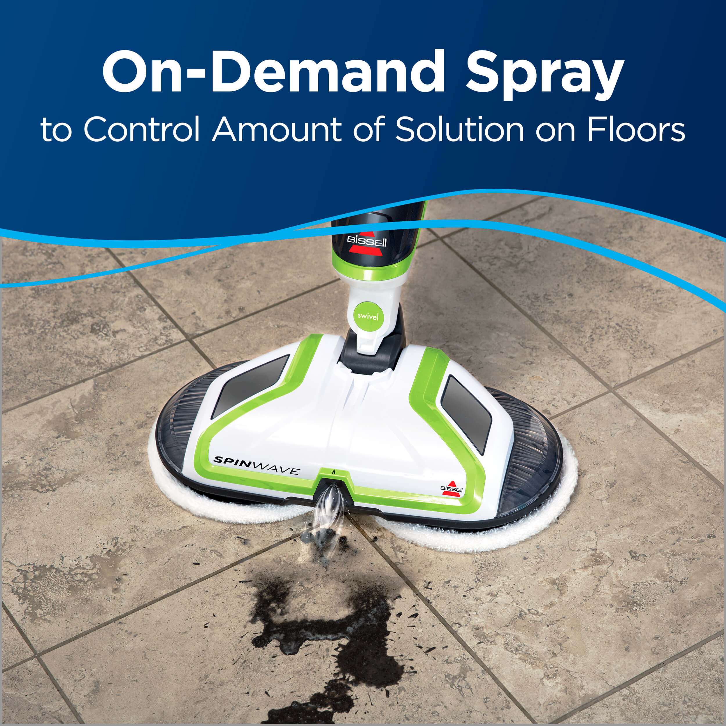 6pcs aspirateur réutilisable Floor Mop Tissu Pour Bissell spinwave 2039 A 2124 Nettoyeurs 