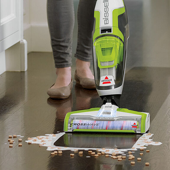 BISSELL CrossWave All-in-One Multi-Surface Cleaner White/Titanium/Cha Cha  Lime 1785 - Best Buy