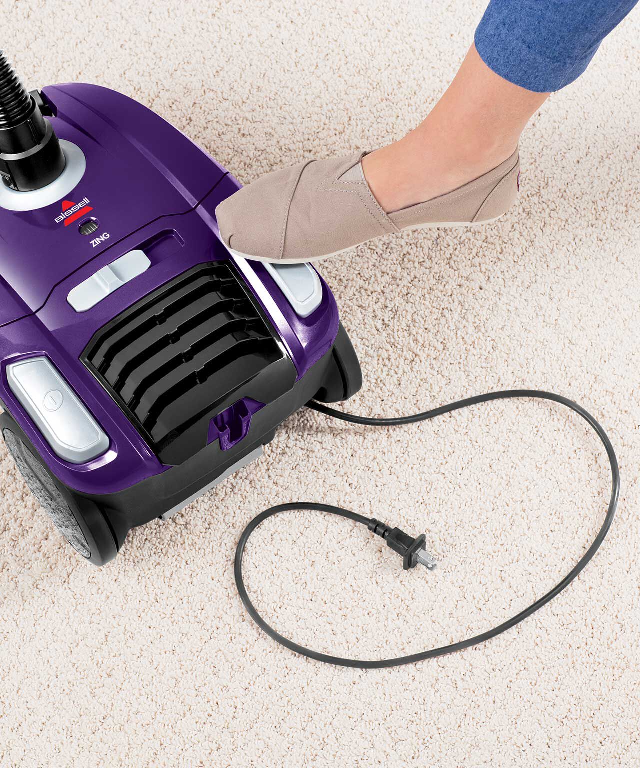 Zing® Bagged Canister Vacuum Cleaner