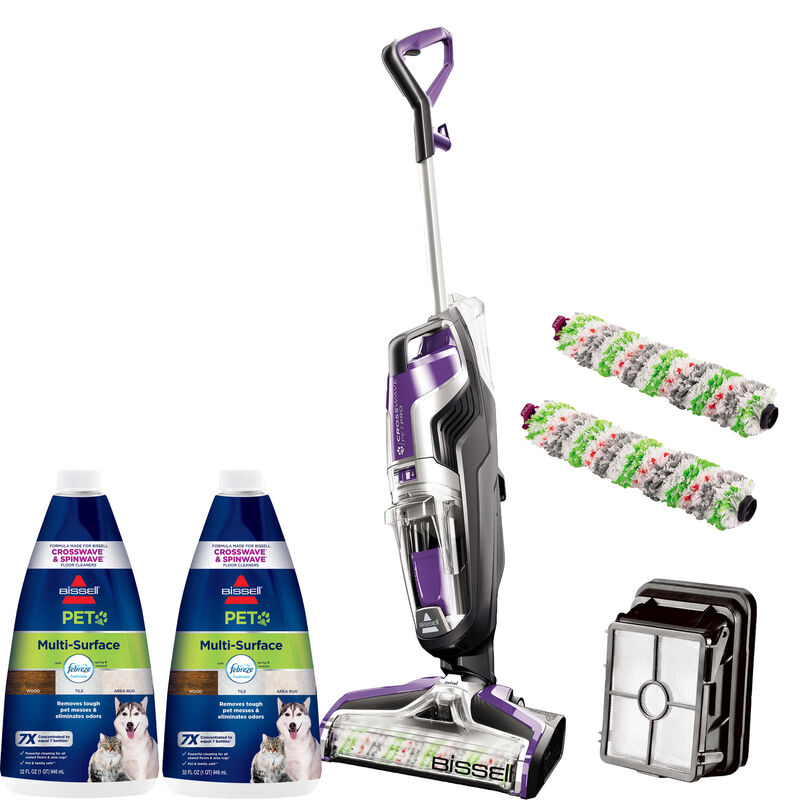 Bissell Crosswave Pet Pro Deluxe Multi Surface Cleaner Reviews Crosswave Pet Deluxe Pet Bundle B0117 Bissell Wet Dry Vacuum