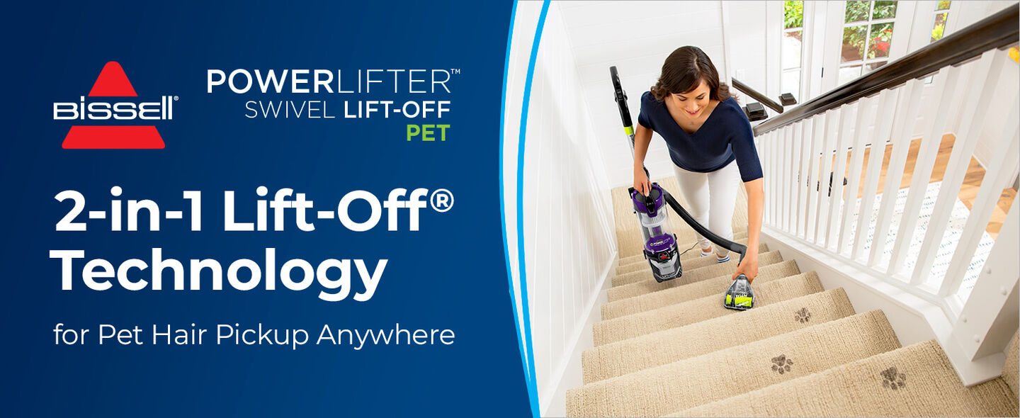 PowerLifter™ Swivel Pet LiftOff® Pet 2920 BISSELL Vacuums