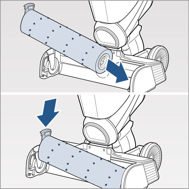 CrossWave Cordless MultiSurface Pet Brush 1618641 Part