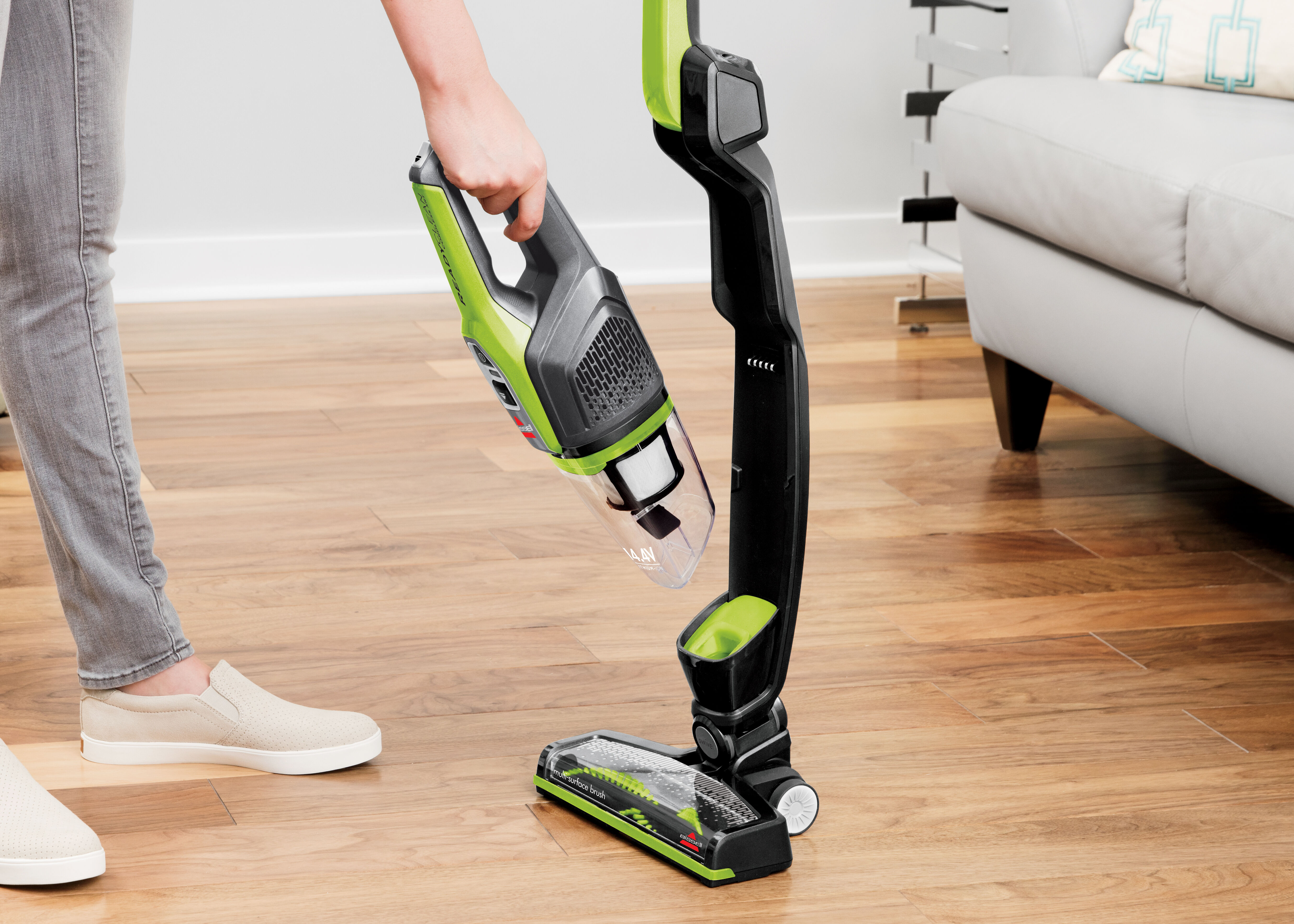 ReadyClean® Cordless XRT 14.4V Stick Vacuum 31927 | BISSELL®