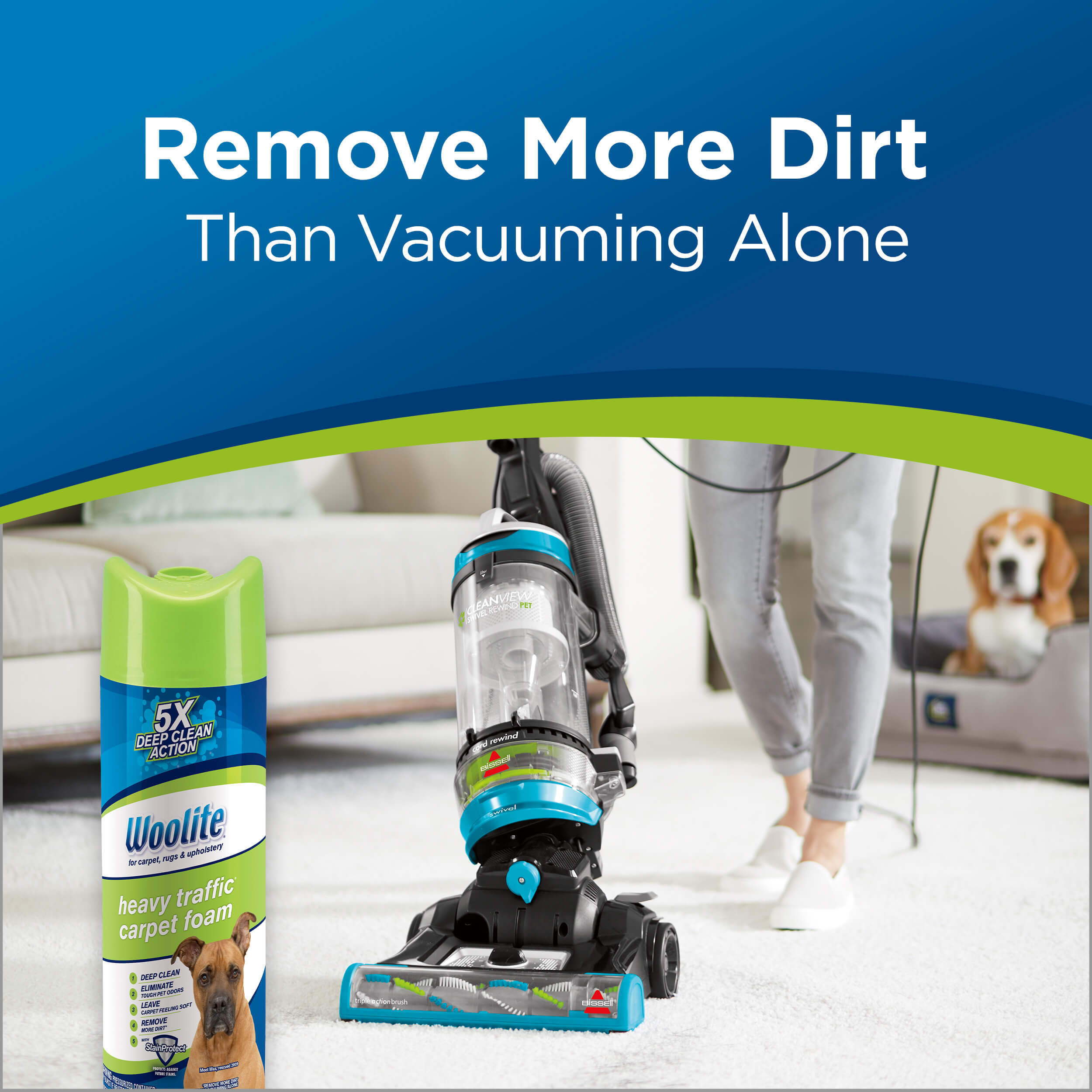 Woolite® Heavy Traffic Foam Carpet 