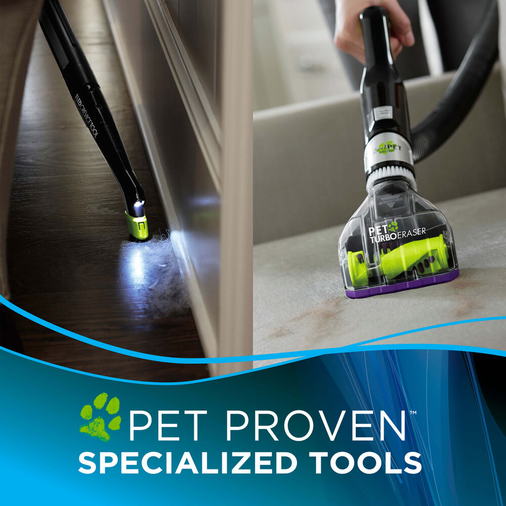 Bissell Pet Hair Eraser 1650A Upright Vacuum REVIEW & TESTS 