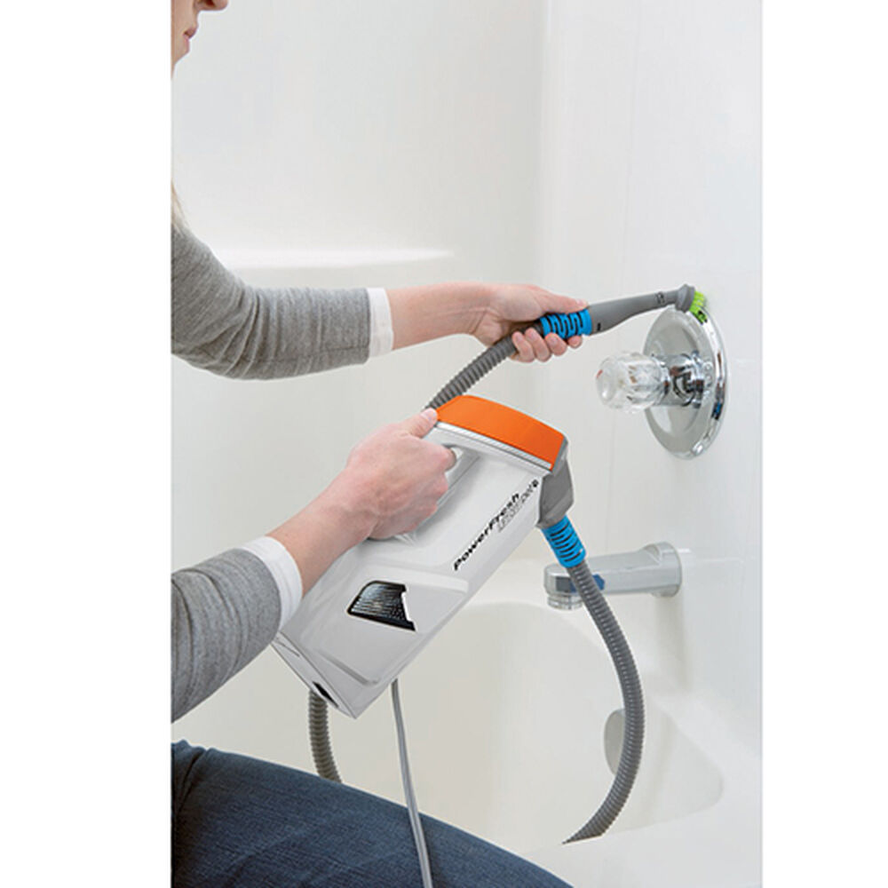 BLACK+DECKER Steam Mop and Portable Steamer, 2 in 1 Mop to Handheld  Steamer, Accessory Hose, Grout Brush, Microfiber Mop Pads and Detail Brush