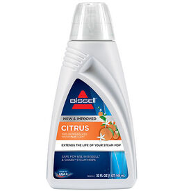 Citrus Scented Demineralized Water (32 oz) for Steam Mops