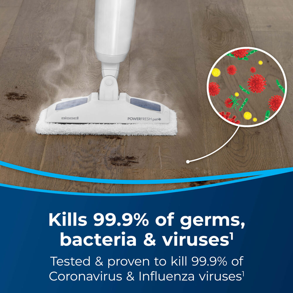 PowerFresh® Pet Plus Scrubbing & Sanitizing Steam Mop BISSELL® Steam