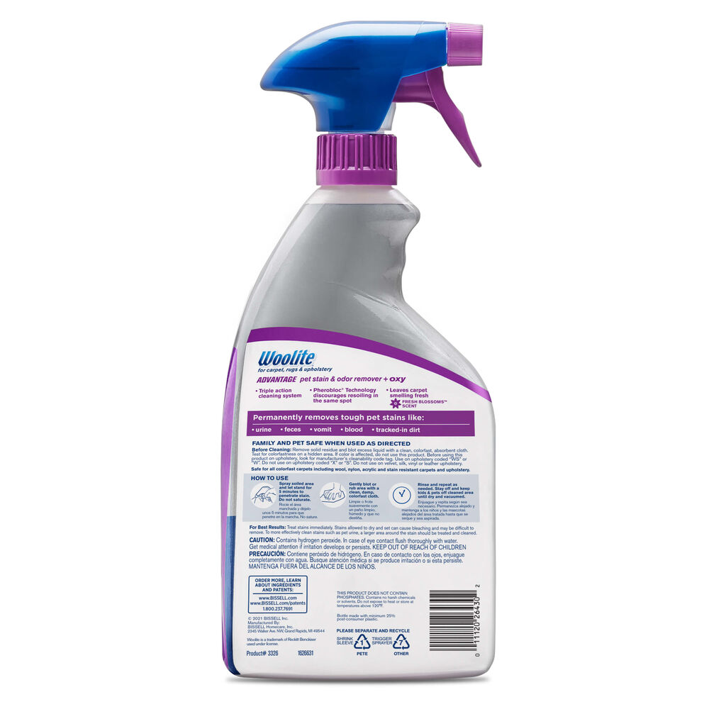Woolite® Advantage Pet Stain & Odor Remover + Oxy Formula