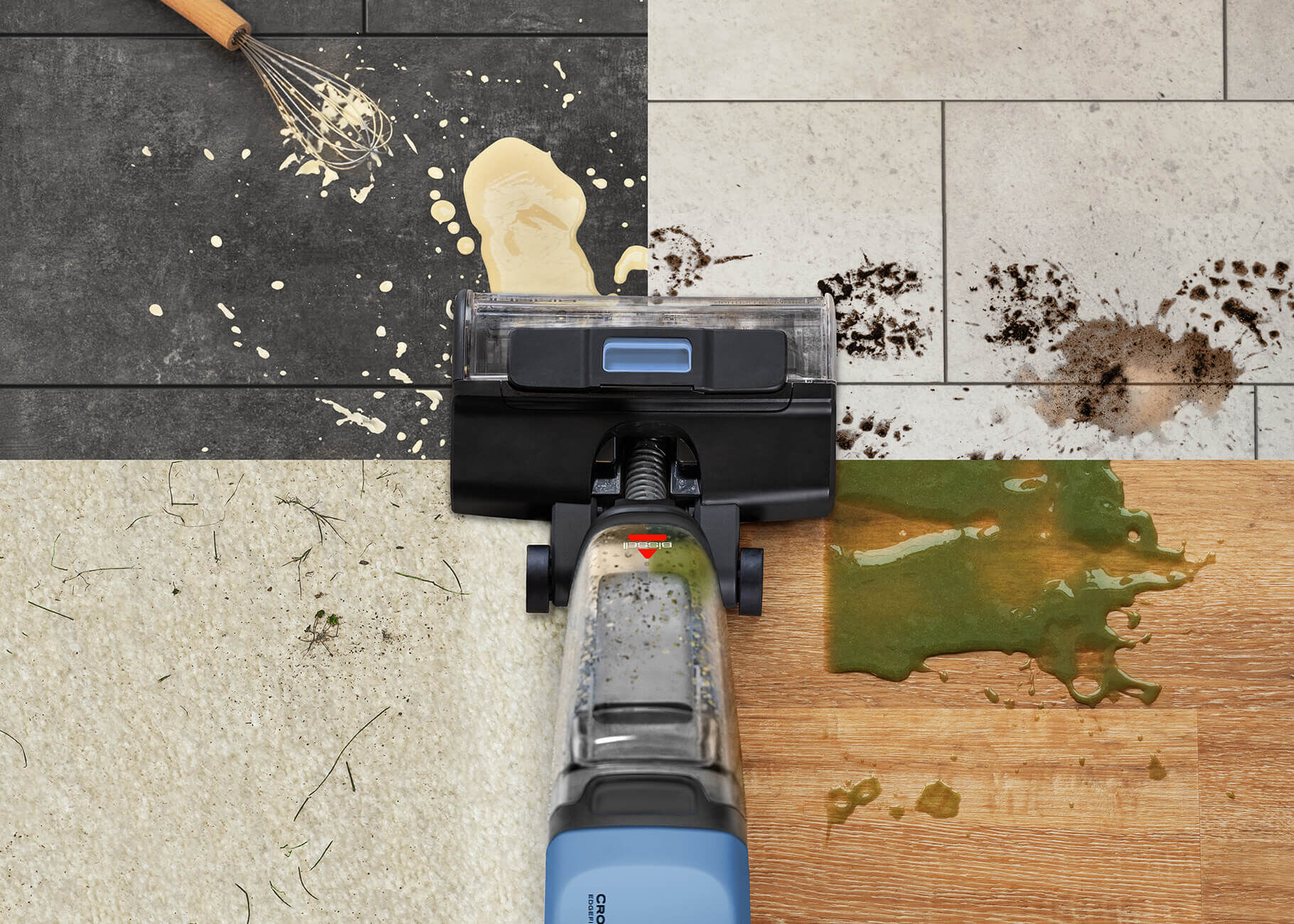 CrossWave® EdgeFind™ All-in-One Multi-Surface Cleaner 4163B | BISSELL
