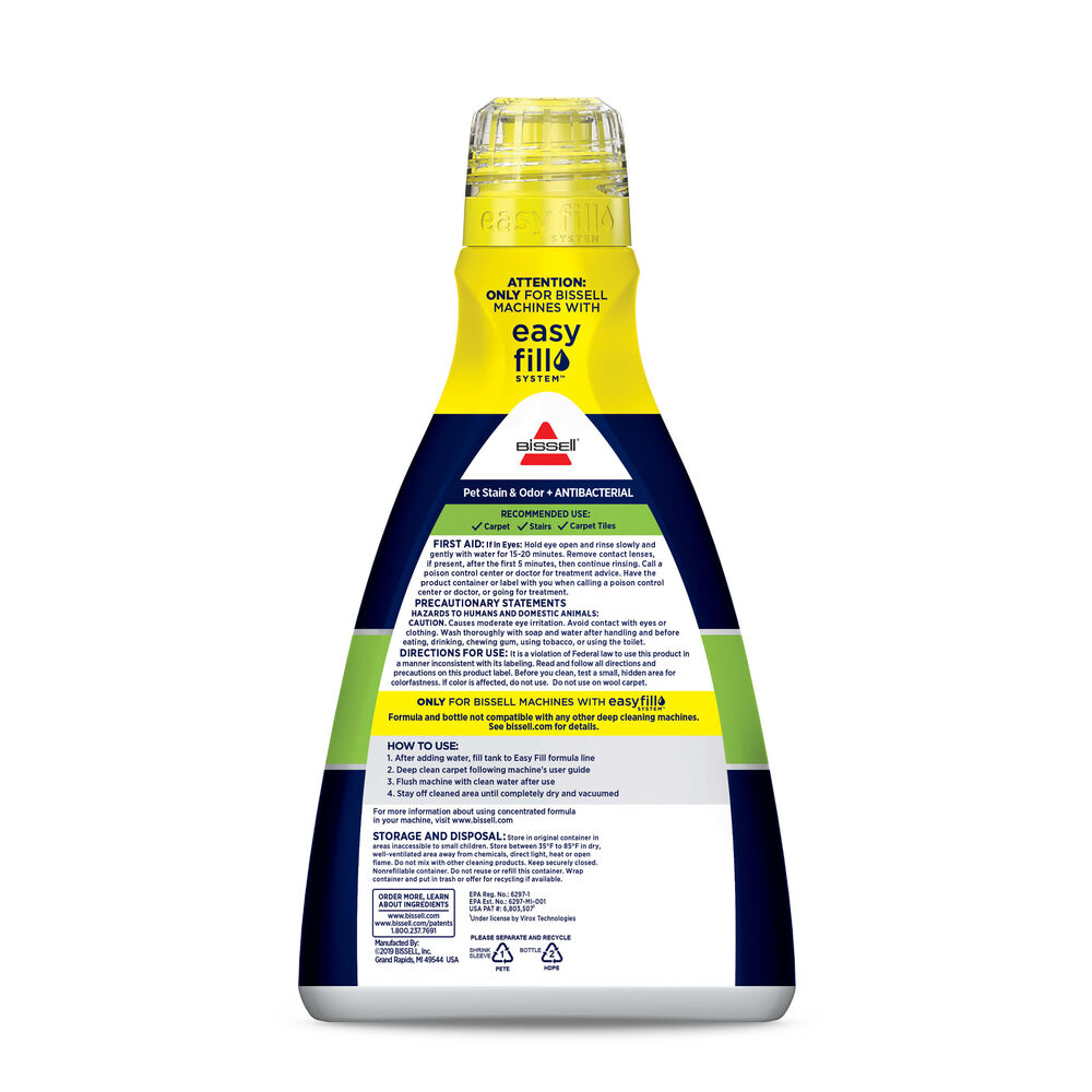 PET Stain & Odor + Antibac Carpet Formula 1567 BISSELL®