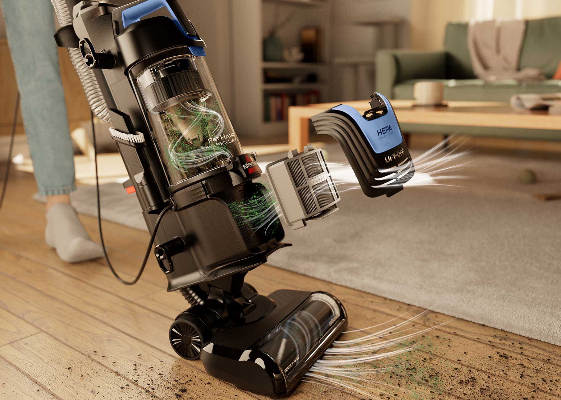 Pet Hair Eraser® Allergen Lift-Off® Vacuum 39883 | BISSELL®