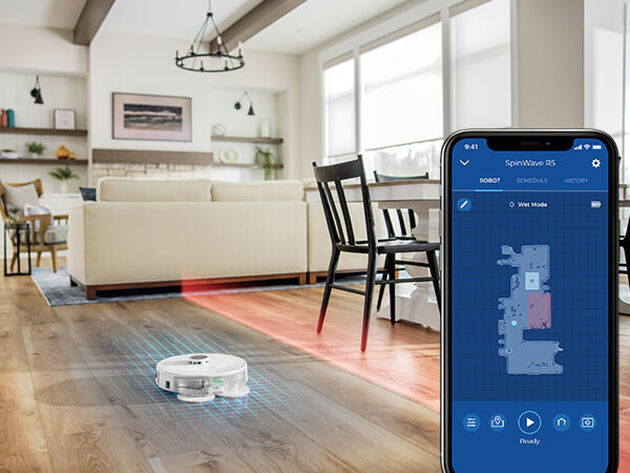 SpinWave R5 LiDAR Navigation SpinWave R5 Mapping Feature of Mop