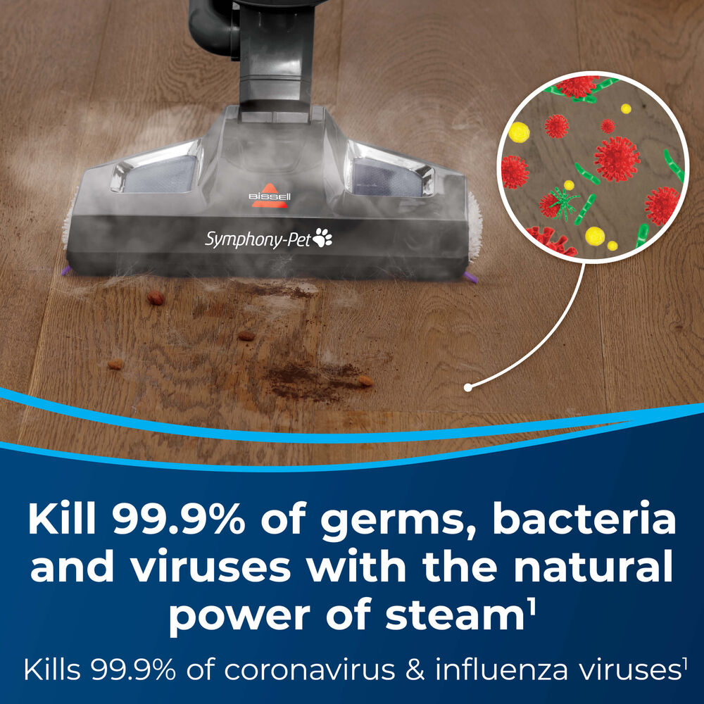 Symphony™ Pet Sanitizing Vac & Steam Cleaner 1543A BISSELL