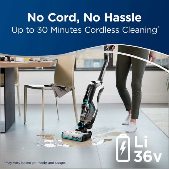 CrossWave® Cordless Max 2554A BISSELL Wet Dry Vac