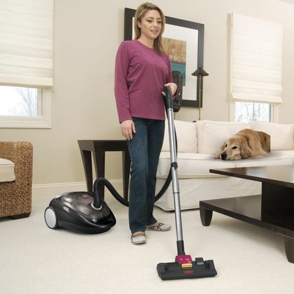 Pet Hair Eraser® Cyclonic Canister Vacuum | BISSELL®