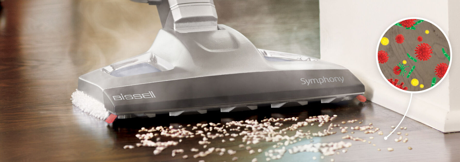 Symphony™ Vacuum and Steam Mop 1132 | Steam Cleaner