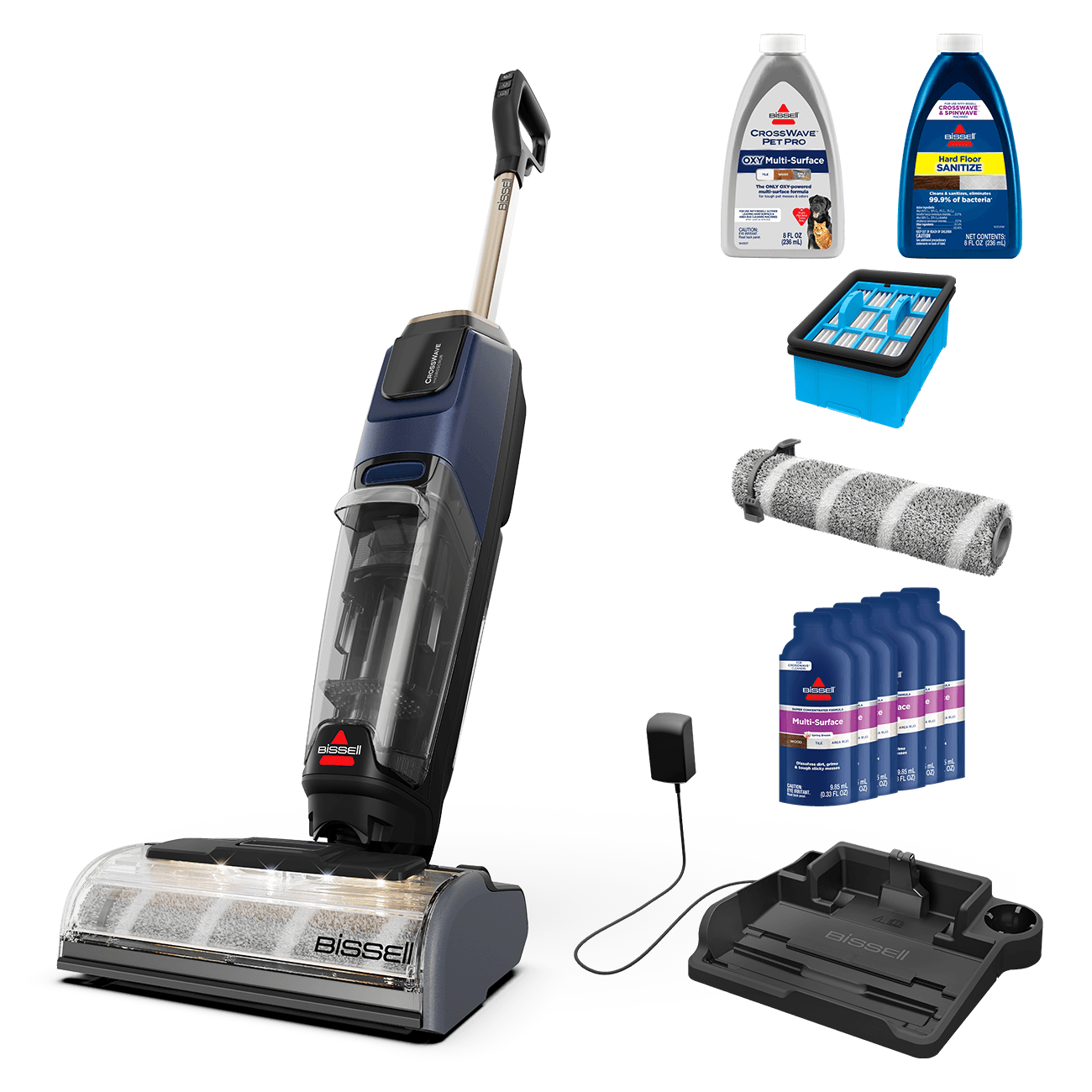 CrossWave® HydroScrub™ Exclusive Bundle 4275G | BISSELL® Wet Dry Vacs