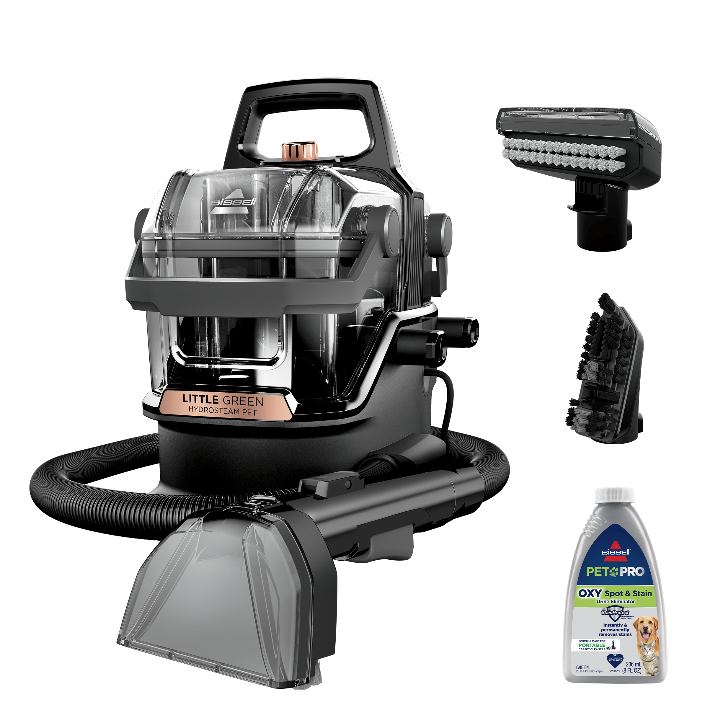 Little Green® HydroSteam® Pet Portable Carpet Cleaner 3618 | BISSELL®