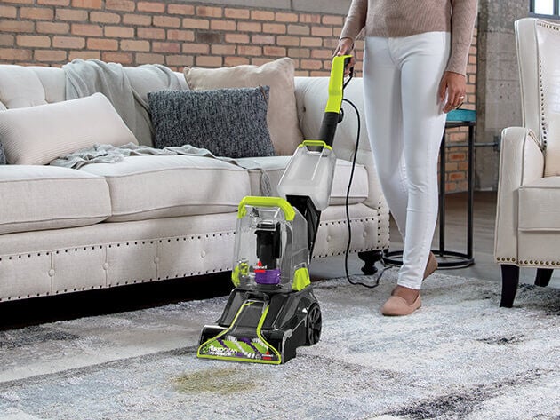 Bissell TurboClean PowerBrush Pet Carpet Cleaner, 2987,Green/ Black