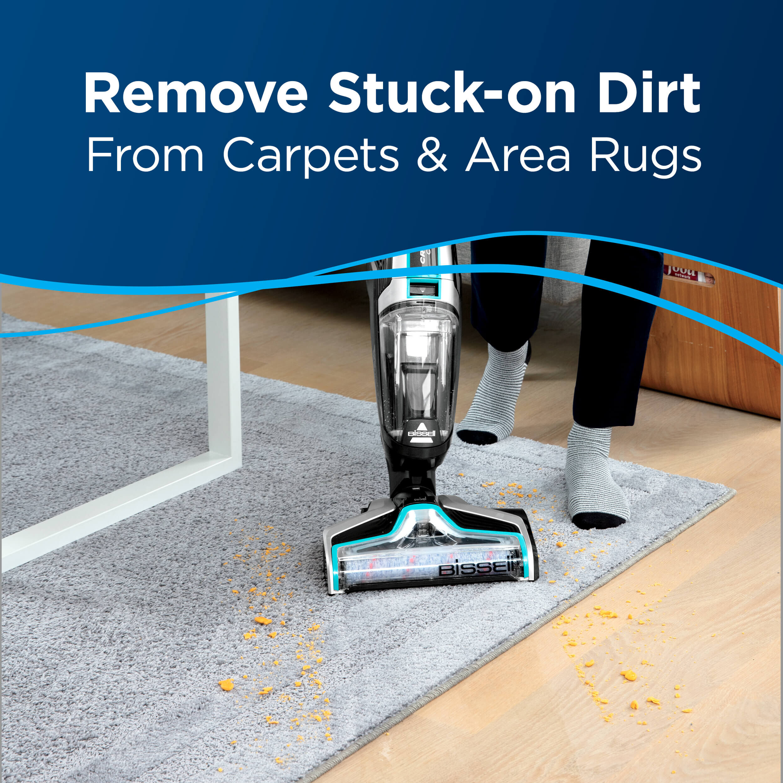 Genuine Bissell Crosswave Gentle Clean Area Rug/Carpet Brush Roll #1608017 