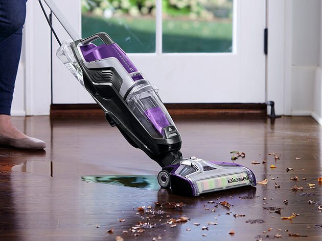  BISSELL Crosswave Pet Pro All in One Wet Dry Vacuum Cleaner and  Mop for Hard Floors and Area Rugs, Purple, 2306A : Pet Supplies