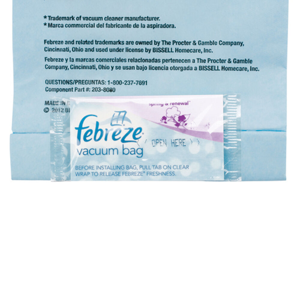 Febreze Style 7 Vacuum Bags Powerforce BISSELL® Parts