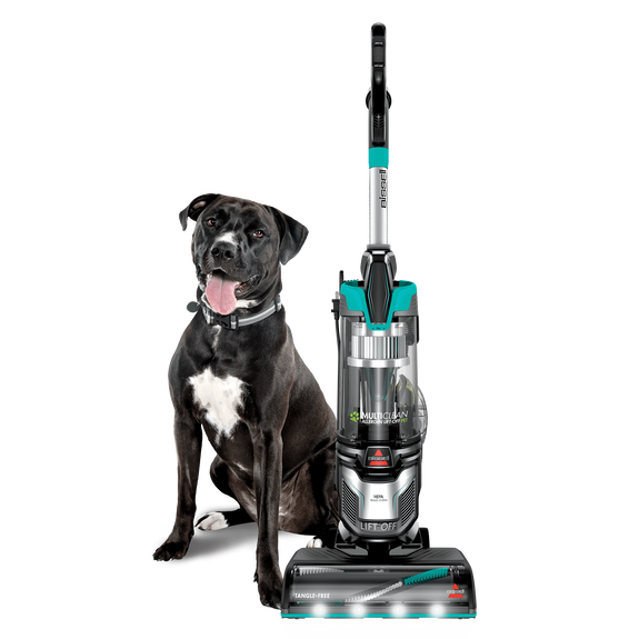 BLACK+DECKER Corded Bagless Pet Upright Vacuum with HEPA Filter in