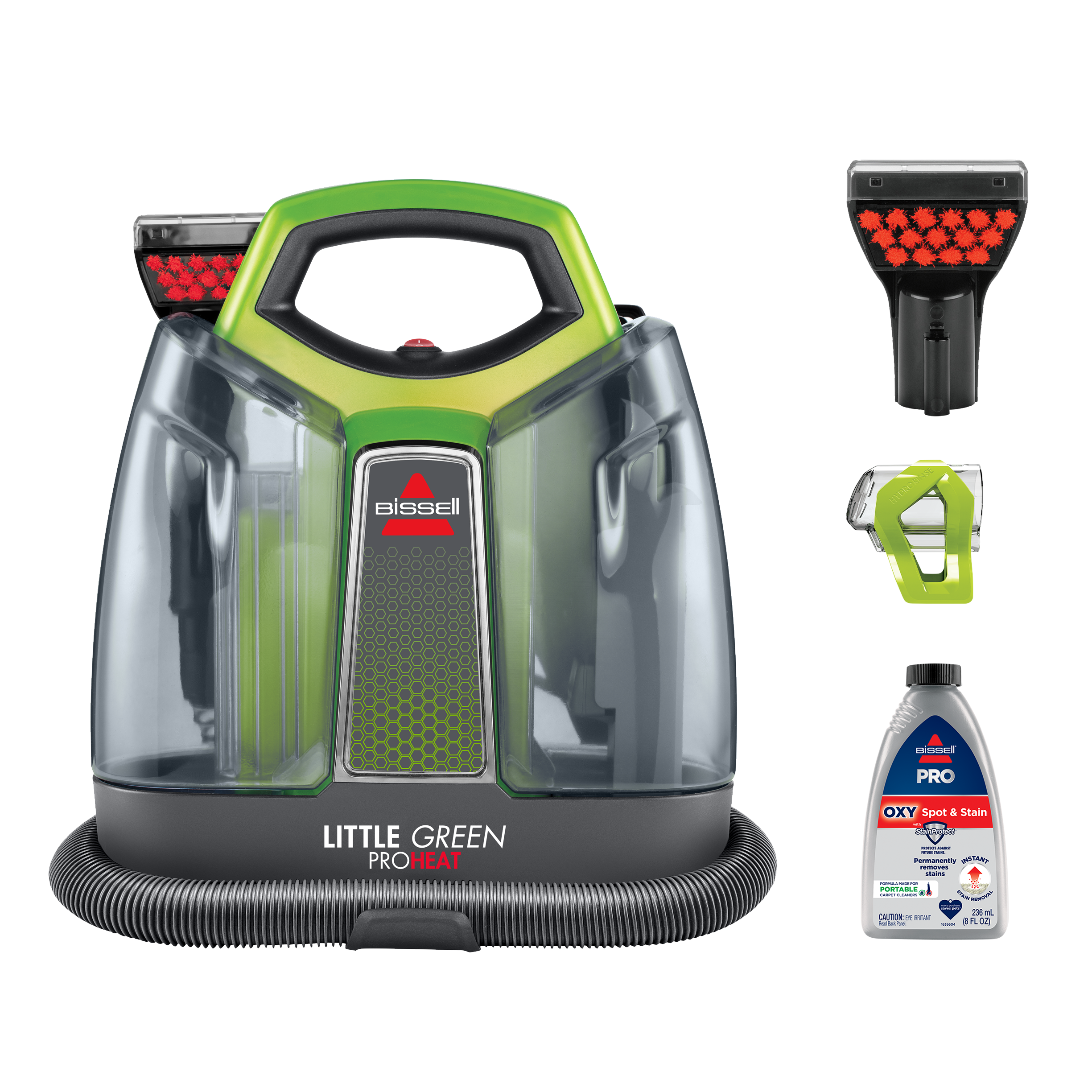 BISSELL リトルグリーンプロヒート 2513E ポータブルクリーナー 美品 Little Green® ProHeat® Portable Carpet Cleaner 2513G