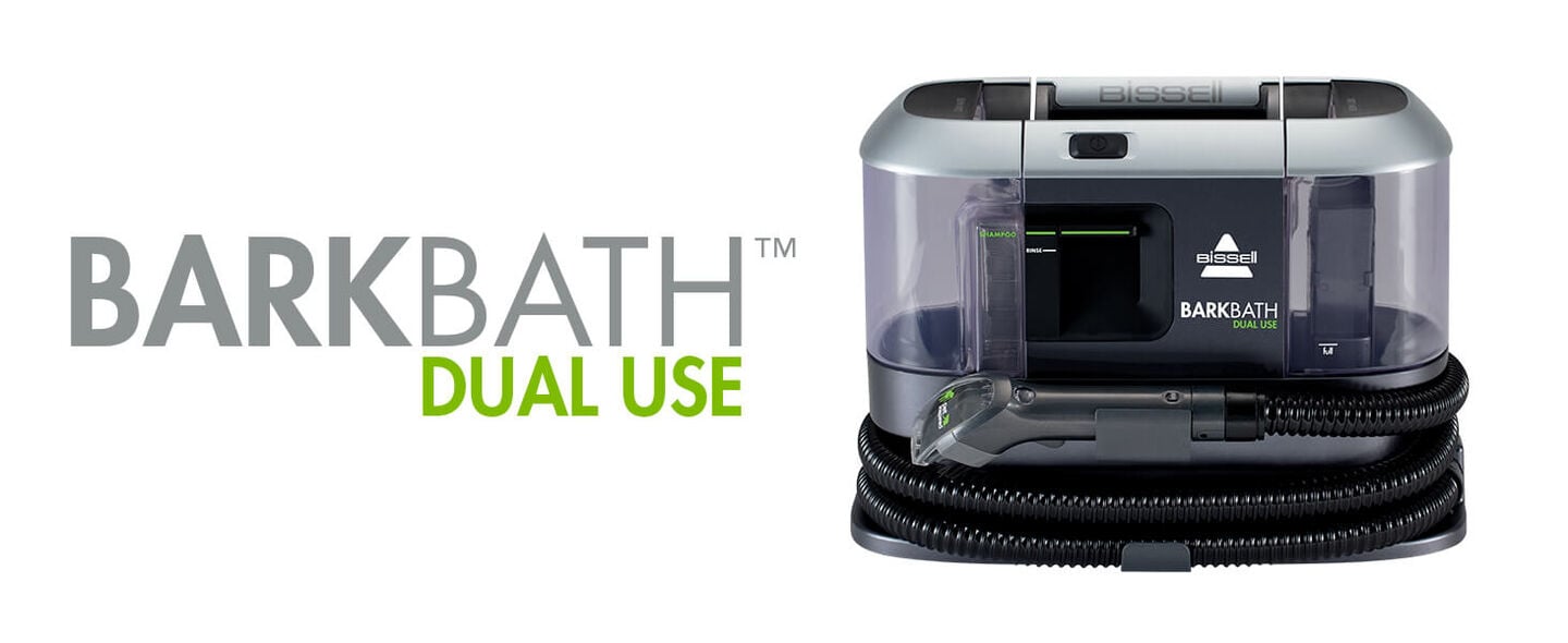 BARKBATH Dual Use Banner with Machine. Text