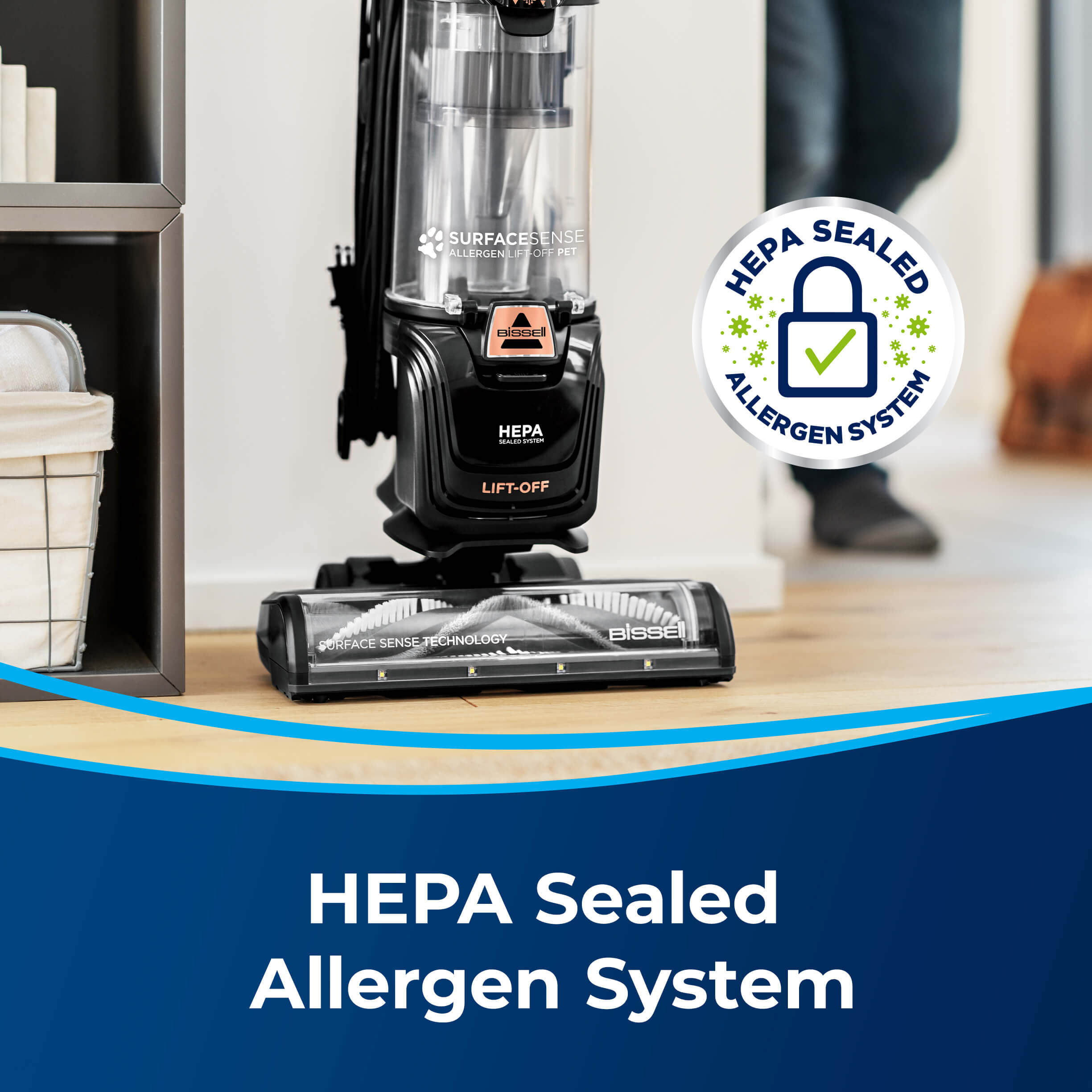 SurfaceSense™ Lift-Off® Upright Vacuum